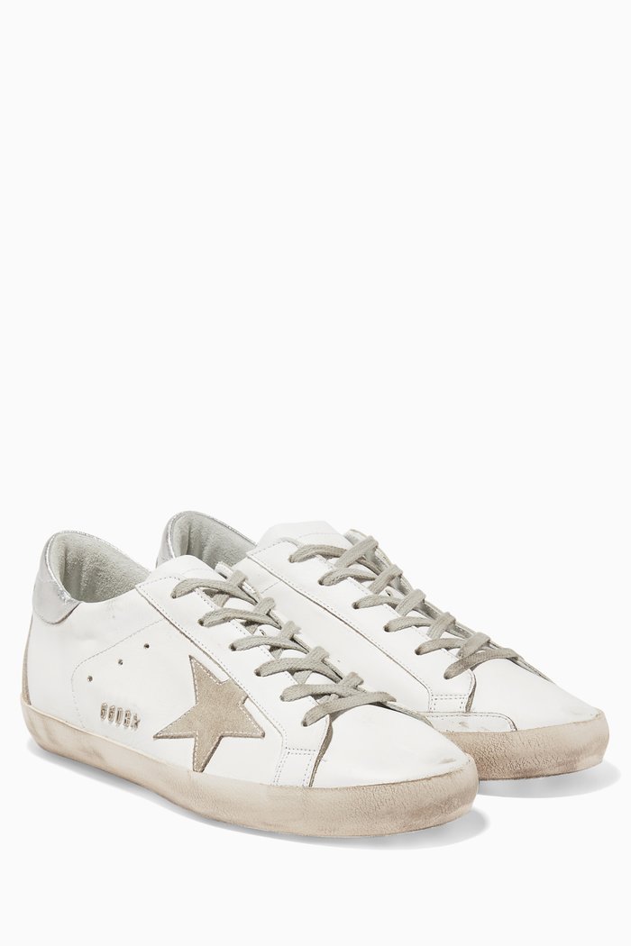 

White Low-Top Superstar Sneakers