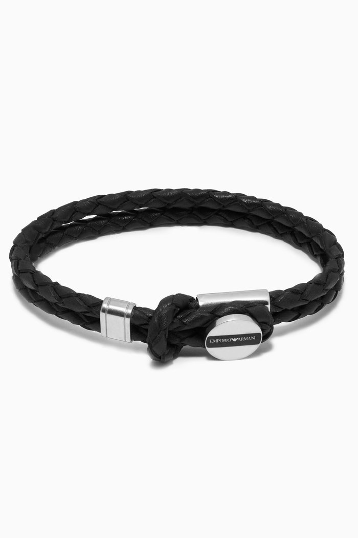 

Braided Signature Bracelet in Leather, Multicolour