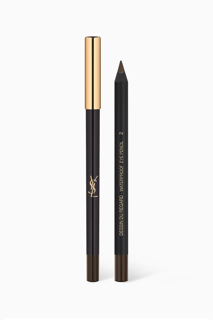 

02 Brown Dessin Du Regard Waterproof Eye Pencil, Colourless