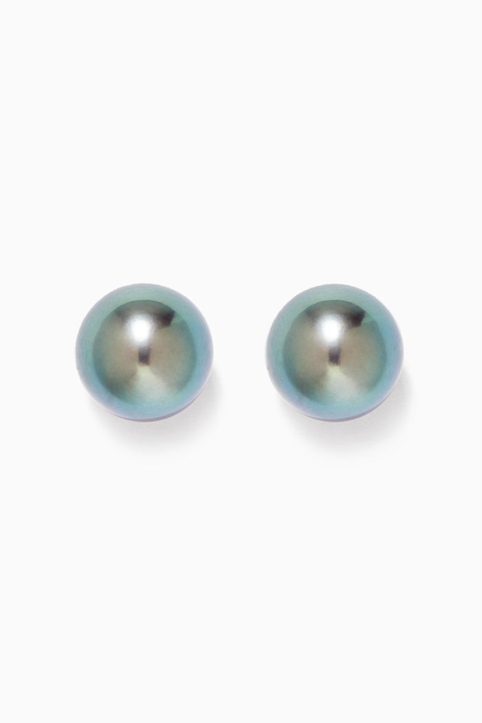 

Akila Tresors Pearl Stud Earring in 18kt Yellow Gold