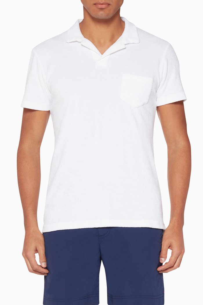 

White Pocket Polo Shirt