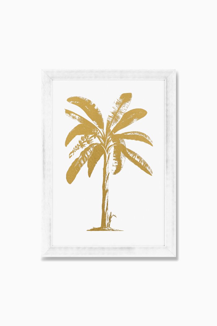 

Gold Foil Tropical Palm Print