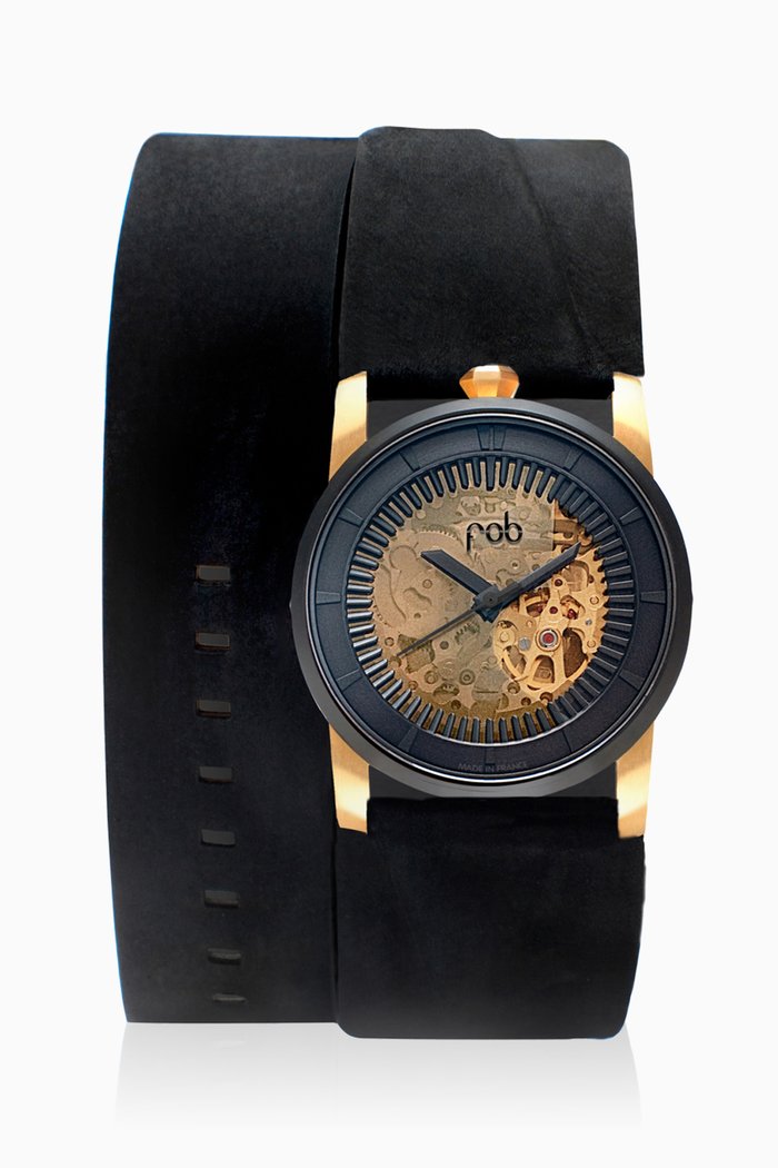 

R413 Gold Double Strap Watch