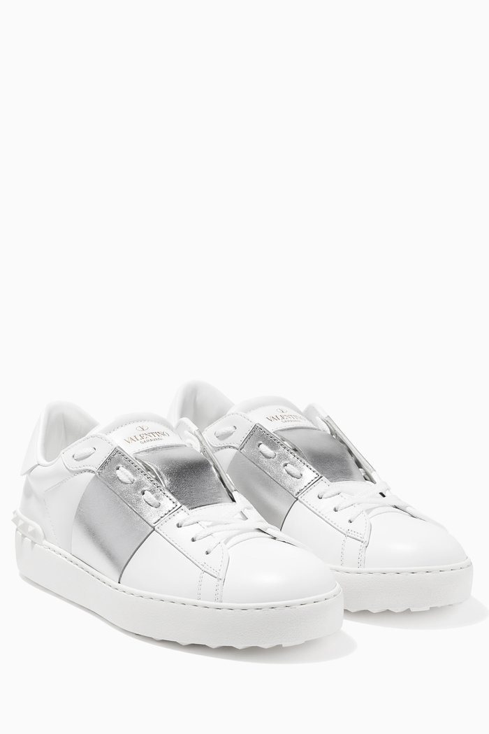 

Silver Open Sneakers