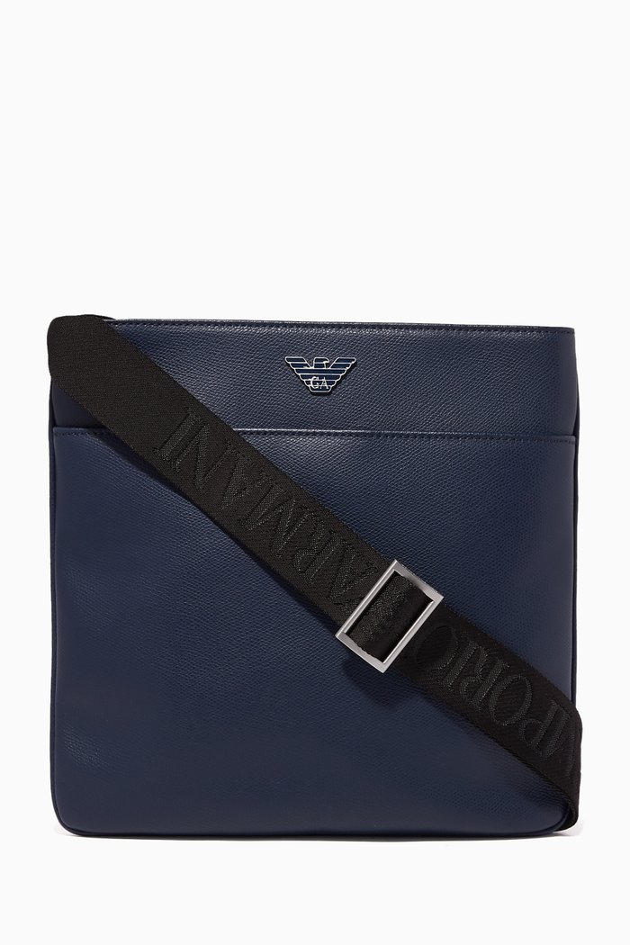 

Luxor Fast Leather Messenger Bag, Blue