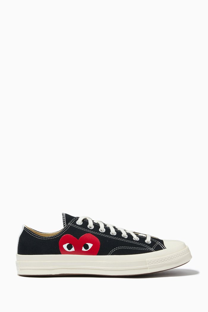 

x Converse Chuck 70 Low Top Sneakers in Canvas, Black