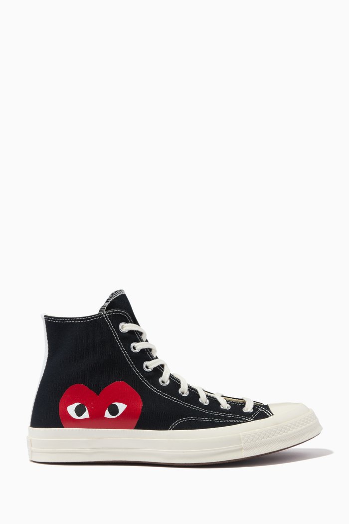 

x Converse Chuck 70 High Top Sneakers in Canvas, Black