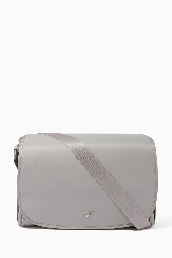 

Nylon Diaper Bag, Grey