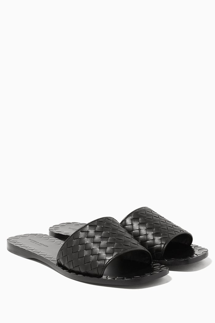 

Black Ravello Intrecciato Slides