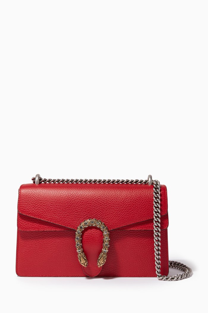

Red Dionysus Leather Shoulder Bag