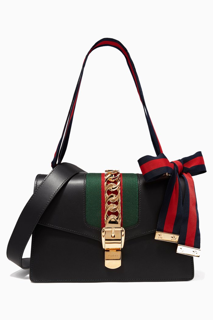 

Black Small Sylvie Shoulder Bag