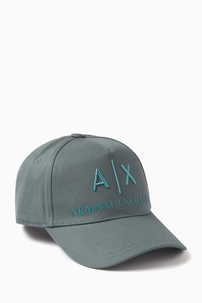 

Logo Baseball Cap in Cotton Twill, Green