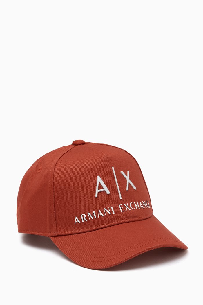 

Logo Baseball Cap in Cotton Twill, Red