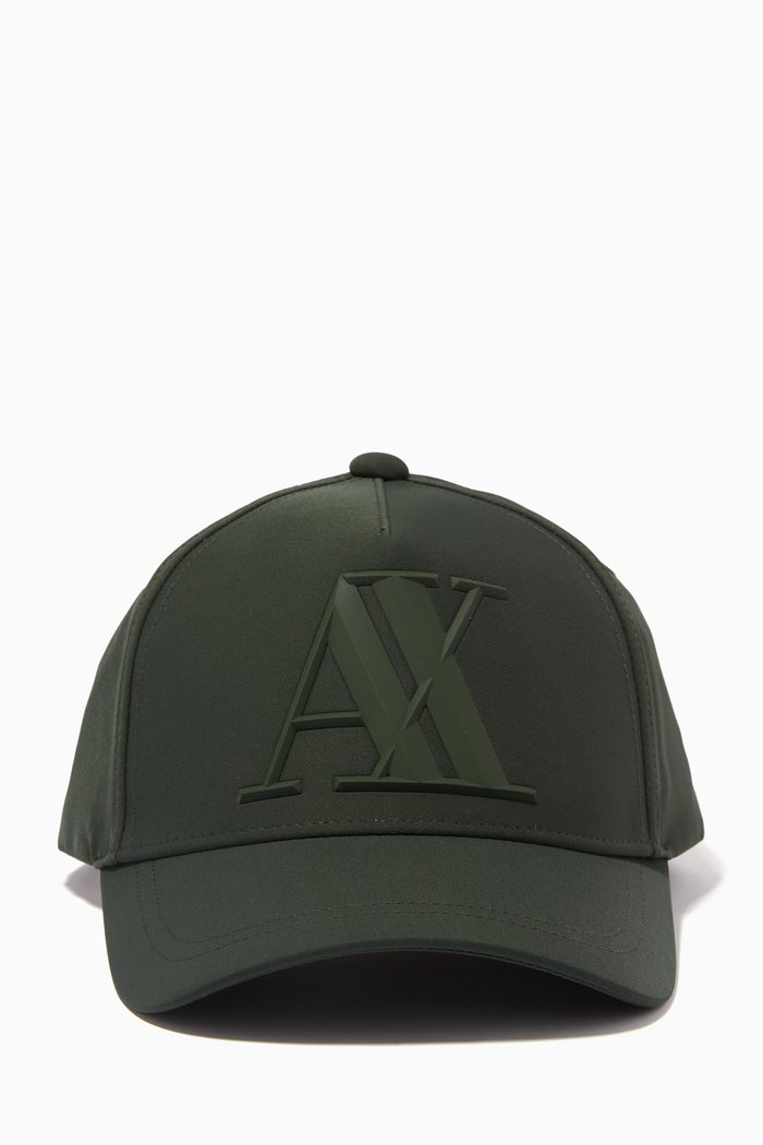 

Logo Baseball Cap in Jersey, Green