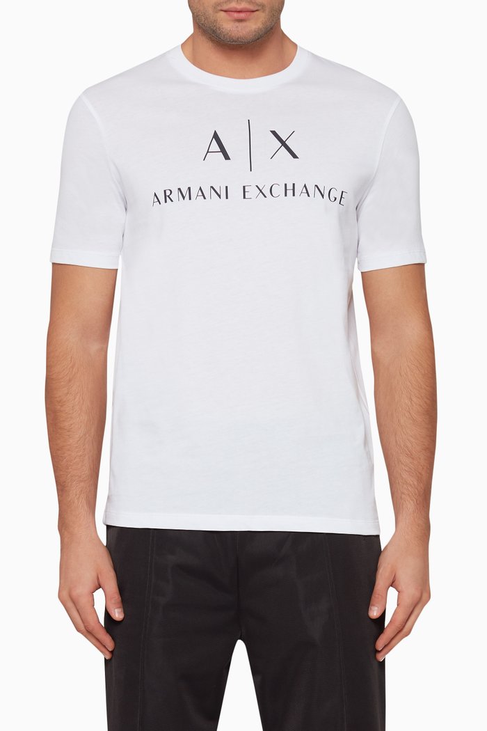 

Logo Print Crewneck T-Shirt, White