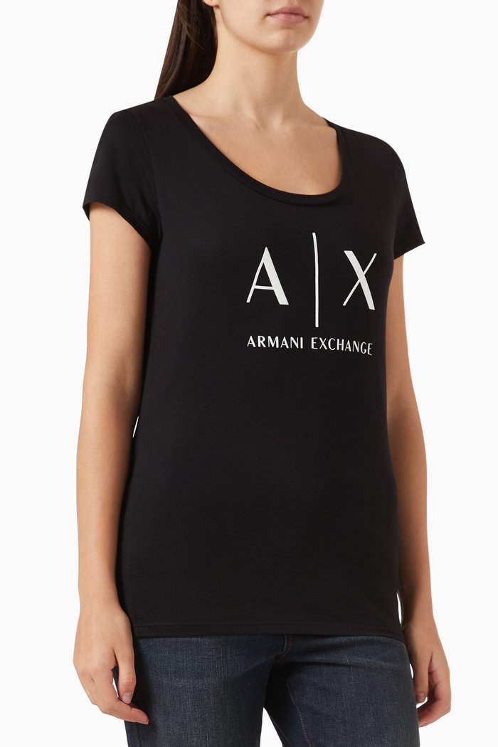 

Classic Logo T-shirt in Cotton, Black
