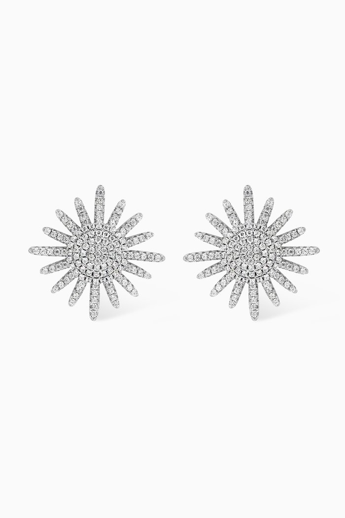 

Sparkle Crystal Stud Earrings, Silver