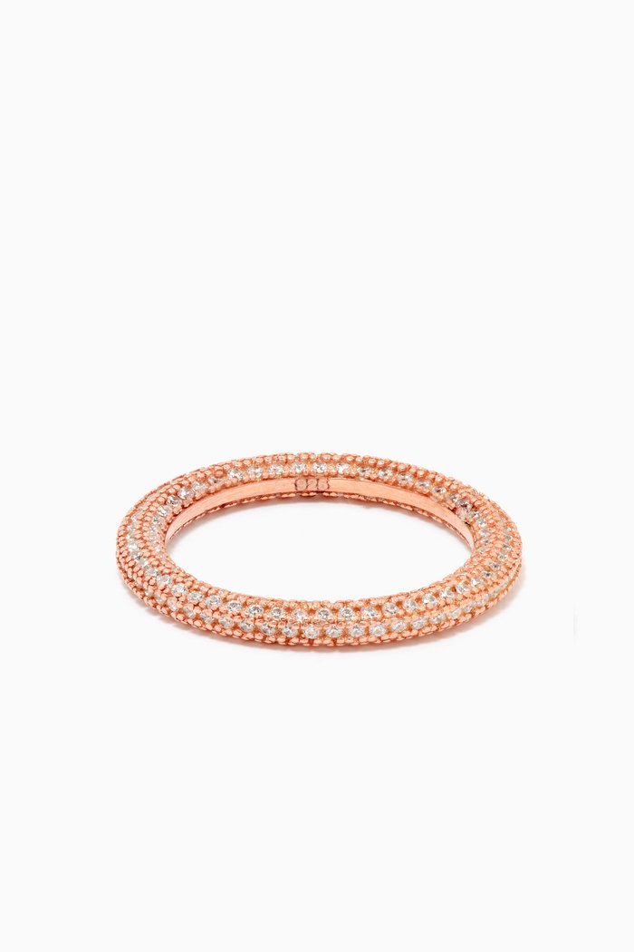 

Curved Eternity Ring, Rose gold