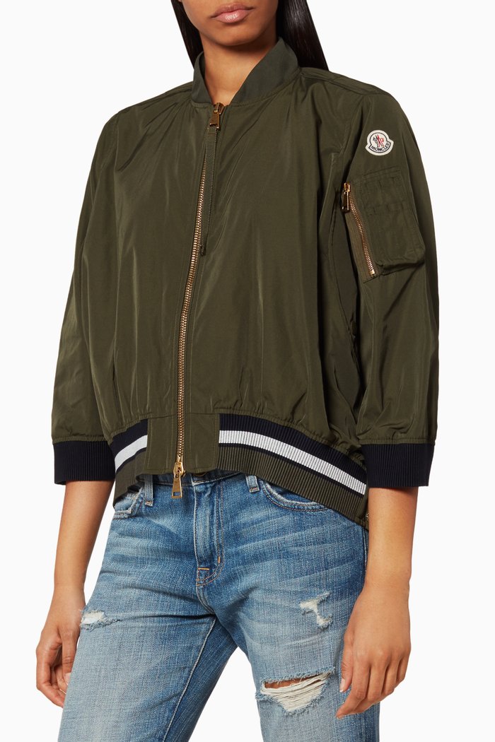 

Khaki Reblochon Bomber Jacket, Green