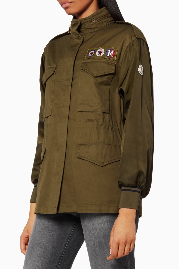 

Khaki Zamia Field Jacket, Green