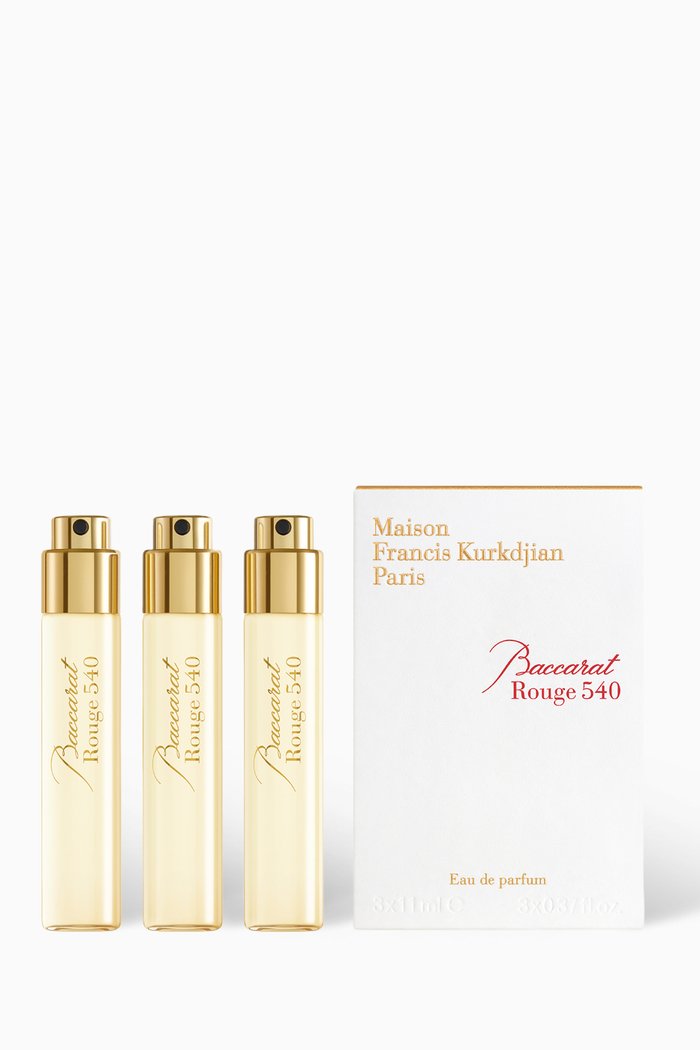 

Baccarat Rouge 540 Eau de Parfum Refills, 3 x 11ml, Colourless