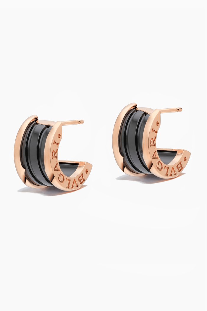 

B.zero1 Ceramic Earrings in 18kt Rose Gold