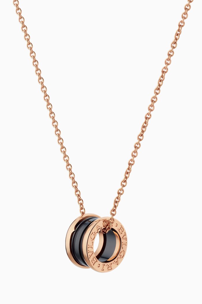 

Rose-Gold B.zero1 Pendant With Black Ceramic