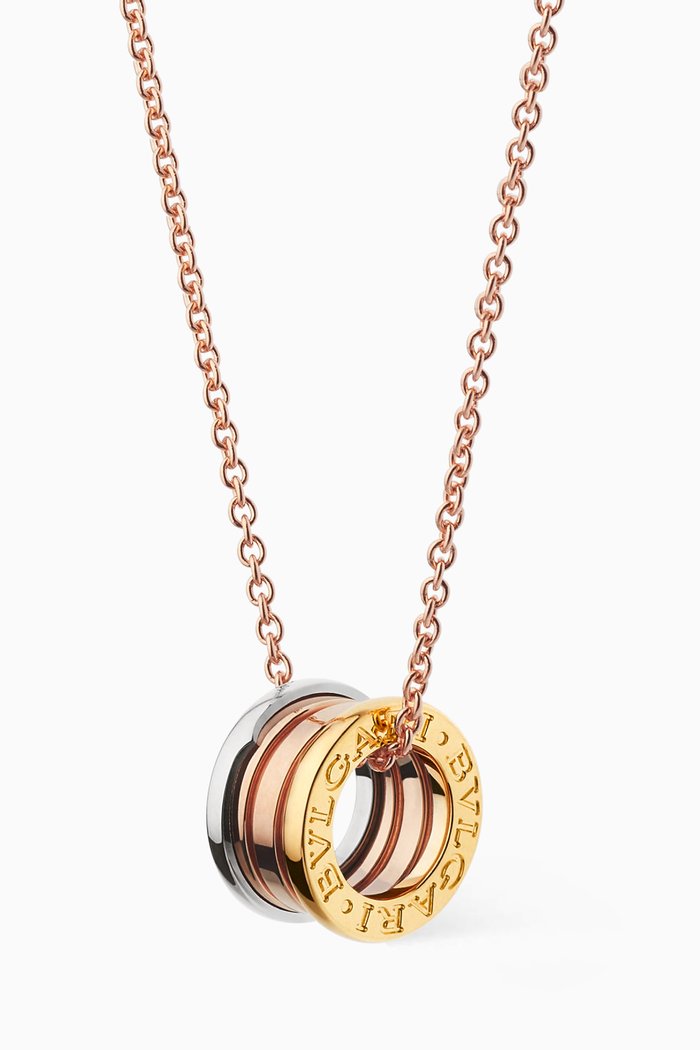 

Pink, White & Yellow-Gold B.zero1 Necklace