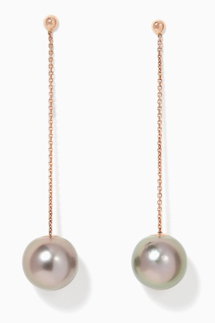 

Pink Gold Links of Love Earrings, Rose gold
