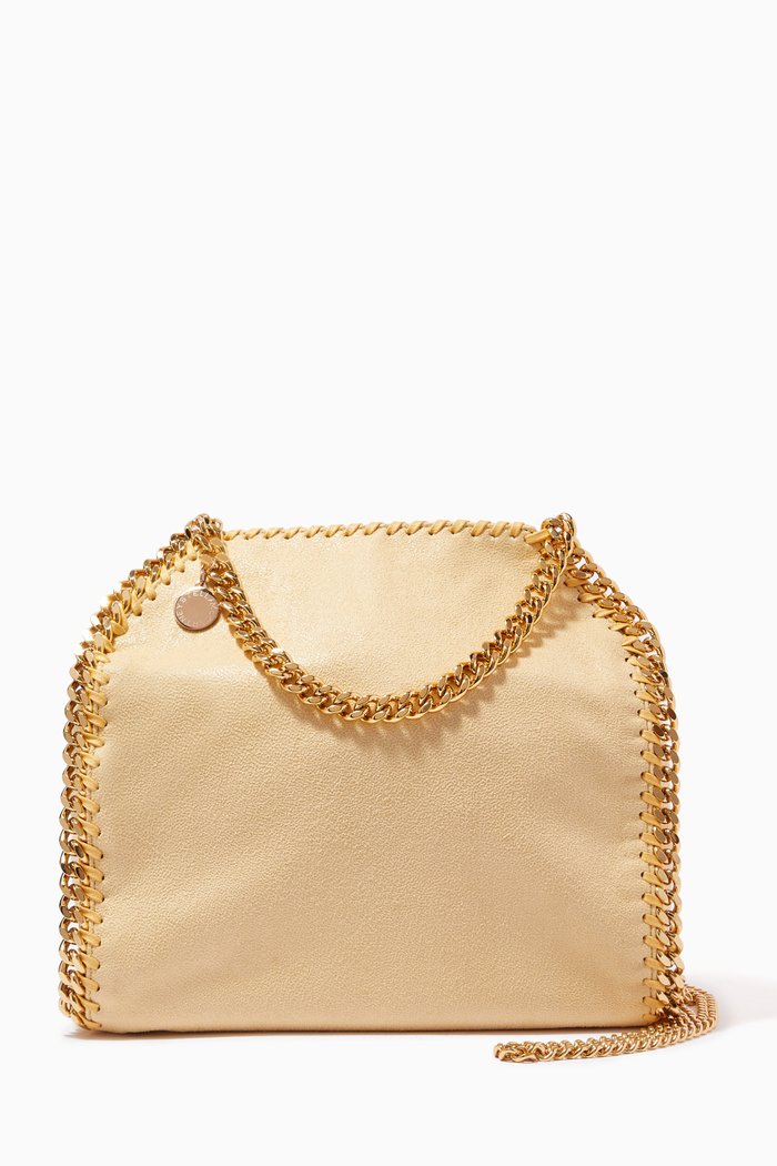 

Mini Falabella Tote Bag in Shaggy Deer, Neutral