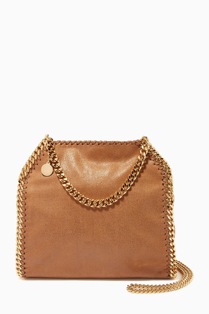 

Mini Falabella Tote Bag in Shaggy Deer, Brown