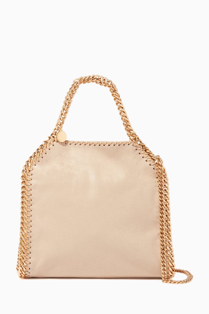 

Falabella Mini Shaggy Deer Tote Bag, Neutral