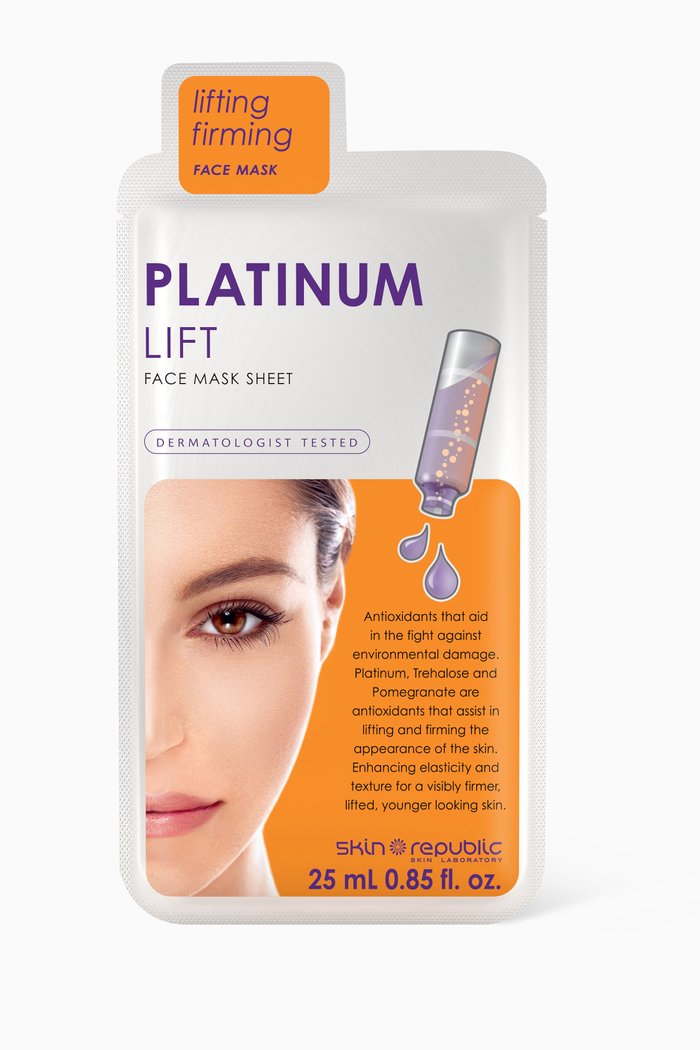 

Platinum Lift Face Mask Sheet, 25ml, Multicolour