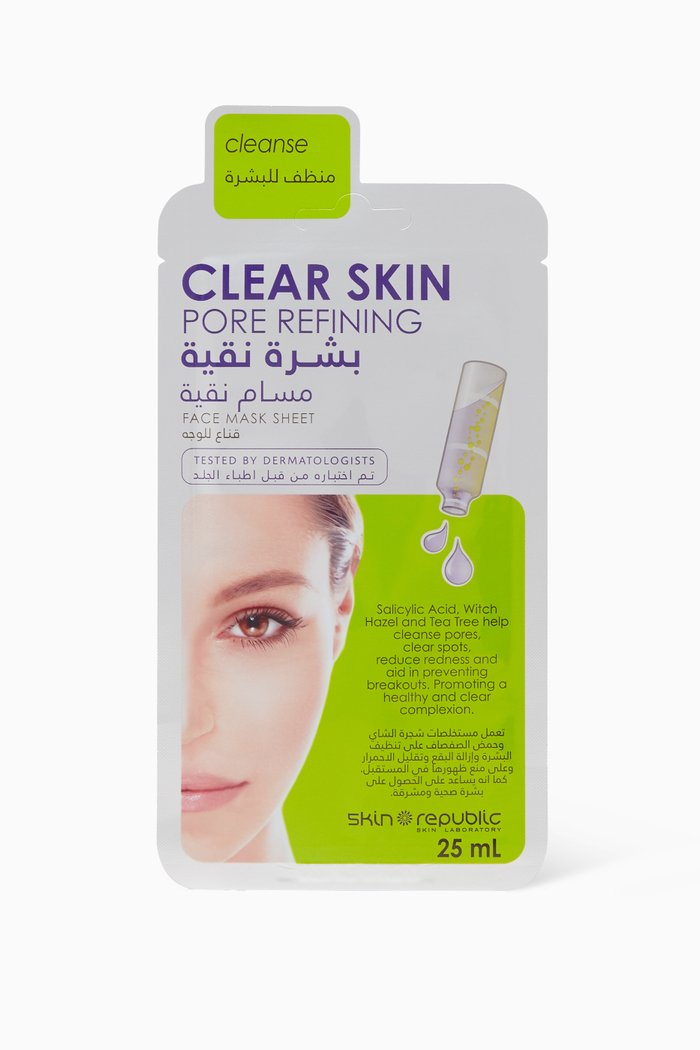 

Clear Skin Pore Refining Face Mask Sheet, 25ml, Multicolour
