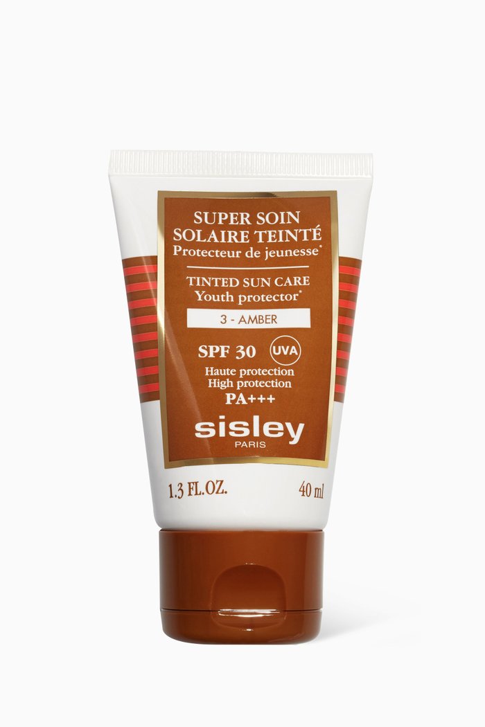 

Super Soin Solaire Facial Sun Care SPF 30 N°3 Amber, 40ml, Colourless