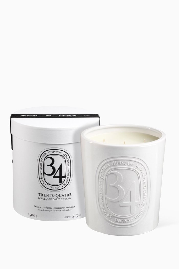 

34 Boulevard Saint Germain Candle, 1500g, Colourless