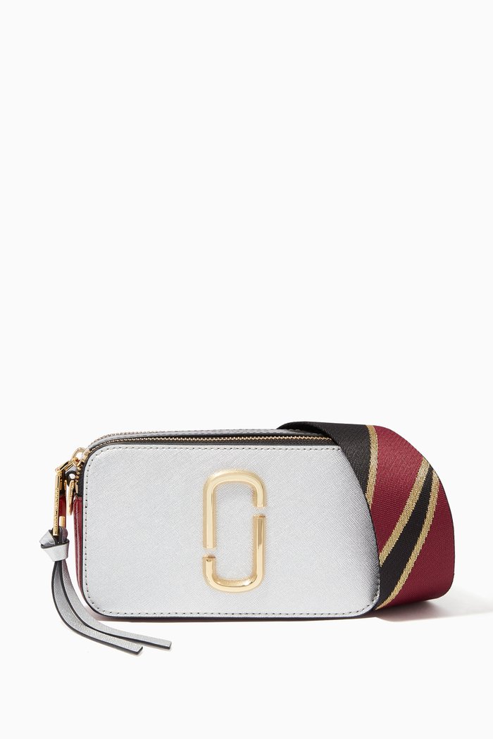 

Silver Small Snapshot Shoulder Bag