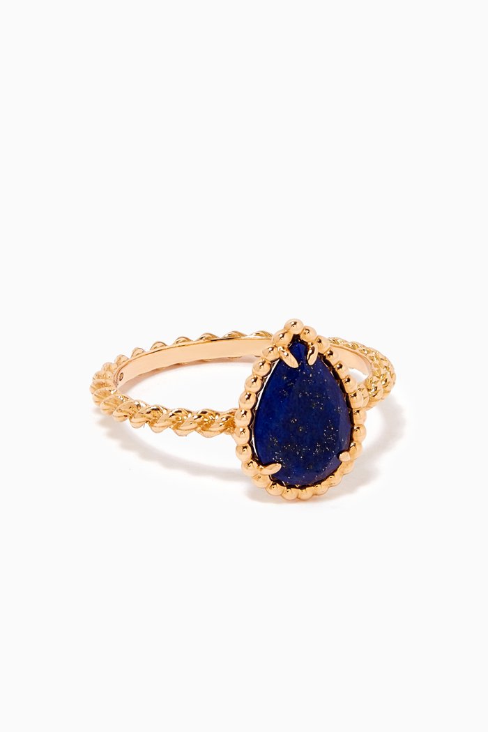 

Serpent Bohéme Lapis Lazuli Ring in 18kt Yellow Gold