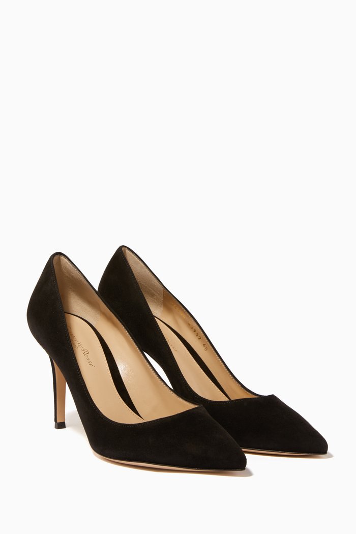 

Black Suede Pumps