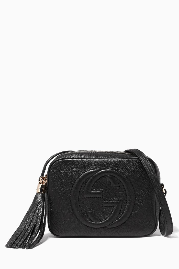 

Black Soho Leather Disco Bag