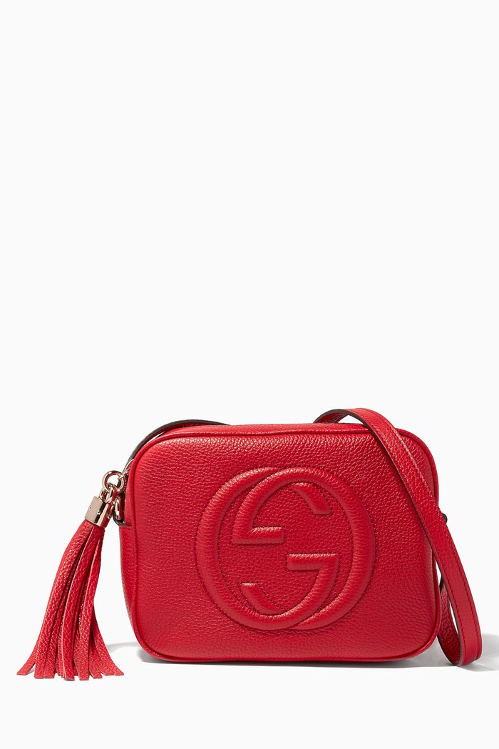 

Red Soho Leather Disco Bag