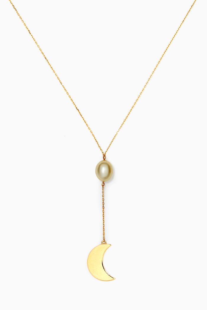 

Luna Pearl Pendant in 18kt Yellow Gold