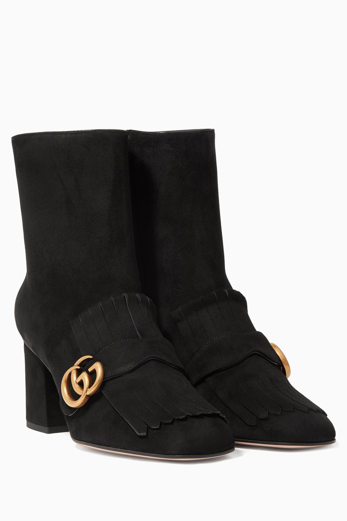 

Black Marmont Suede Booties