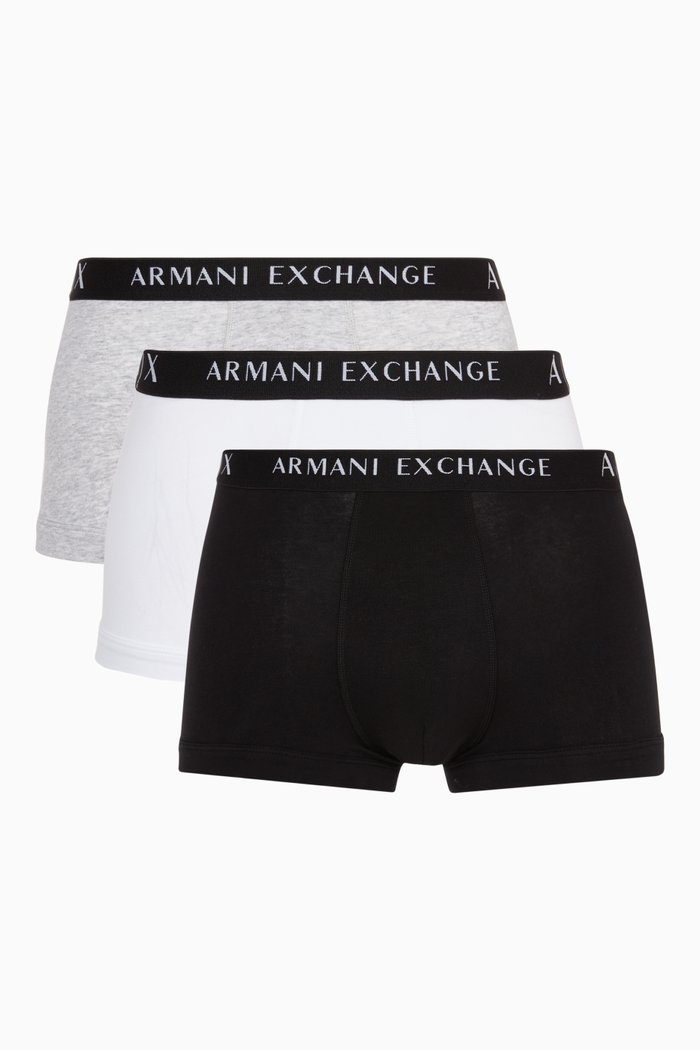 

Logo Boxer Briefs, Set of 3, Black