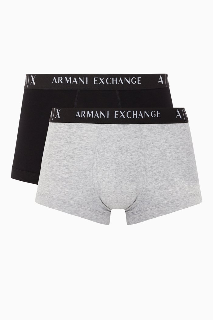 

Logo Band Jersey Boxer Briefs, Set of 2, Black