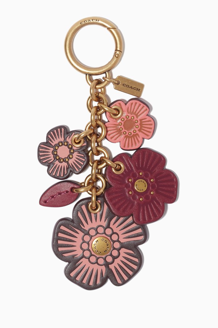 

Willow Floral Mix Bag Charm, Pink