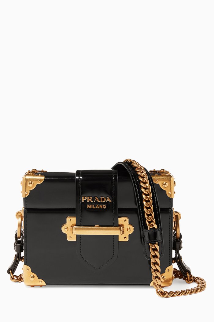 

Black Treasure Trunk Box Bag