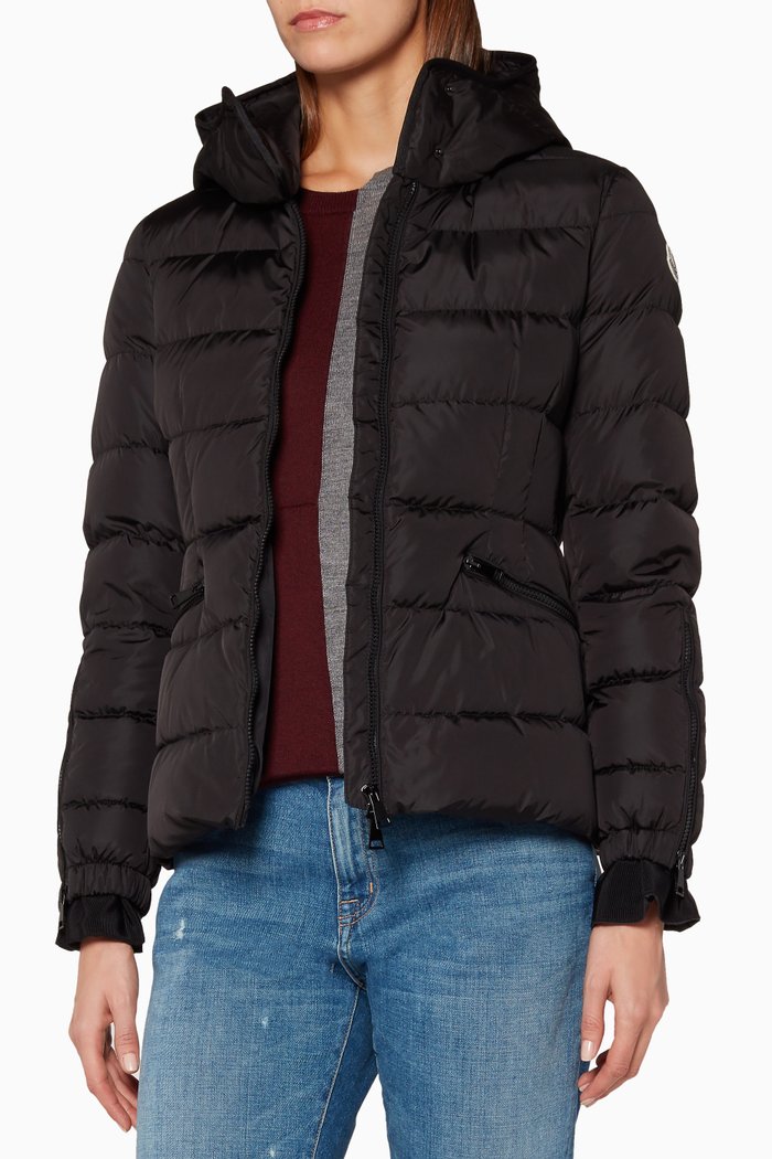 

Black Moncler Betula Quilted Hooded Jacket