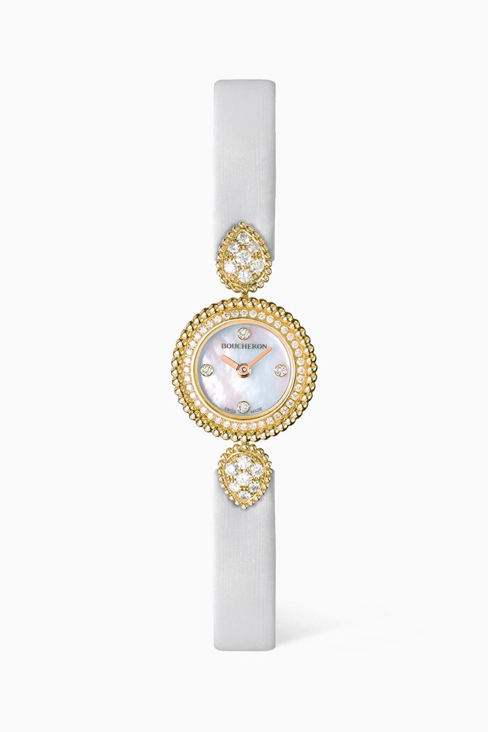 

Serpent Bohème Diamond Watch in 18kt Yellow Gold, 18mm