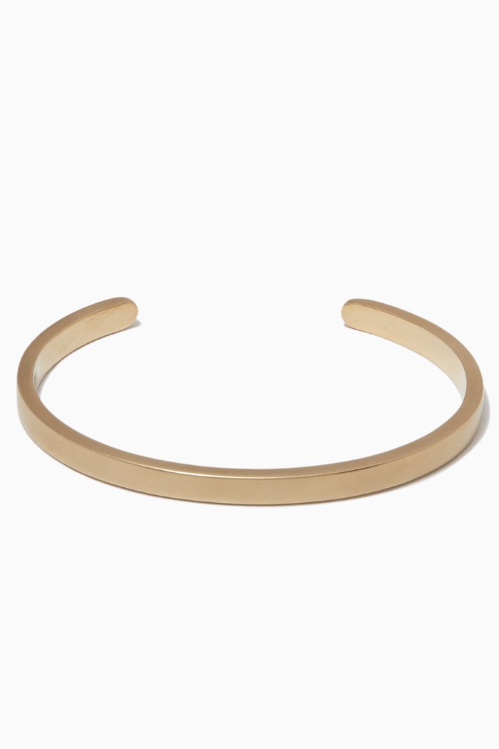 

Gold Matte Single Cuff Bracelet